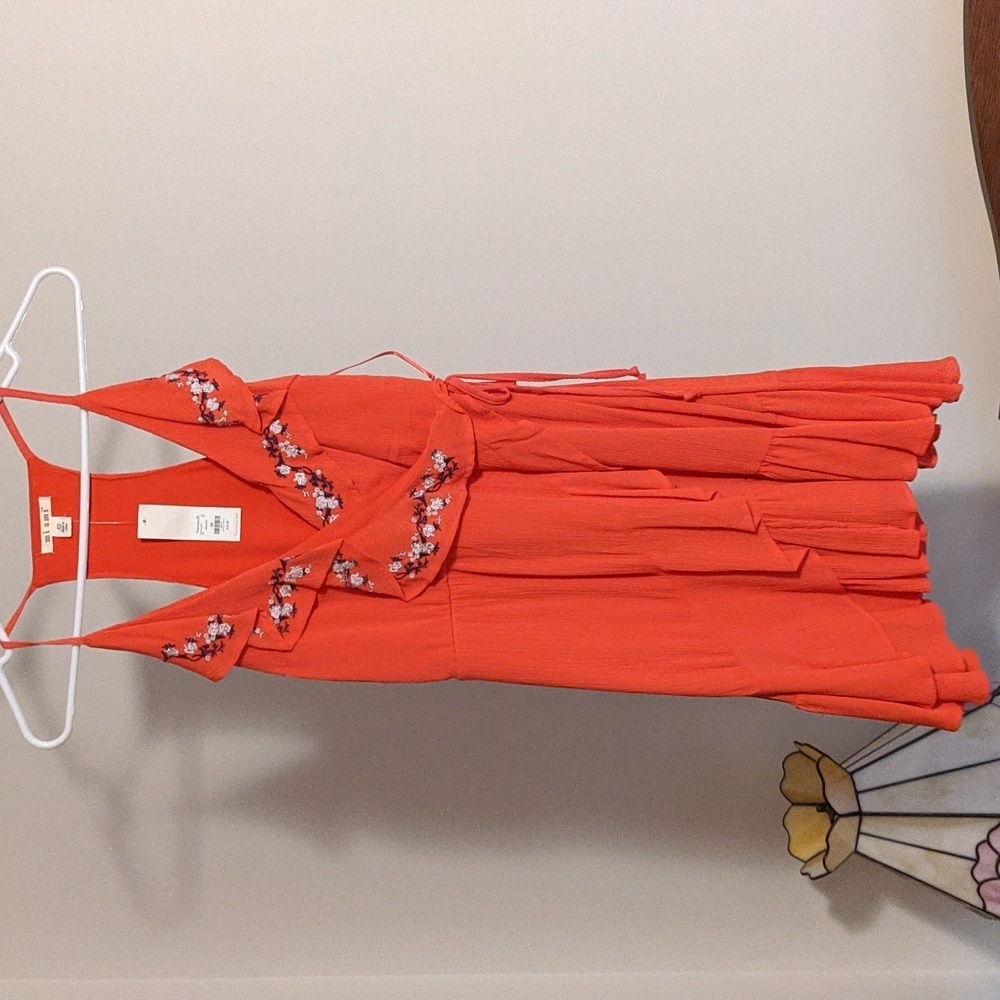 Coral mini dress. Size XS